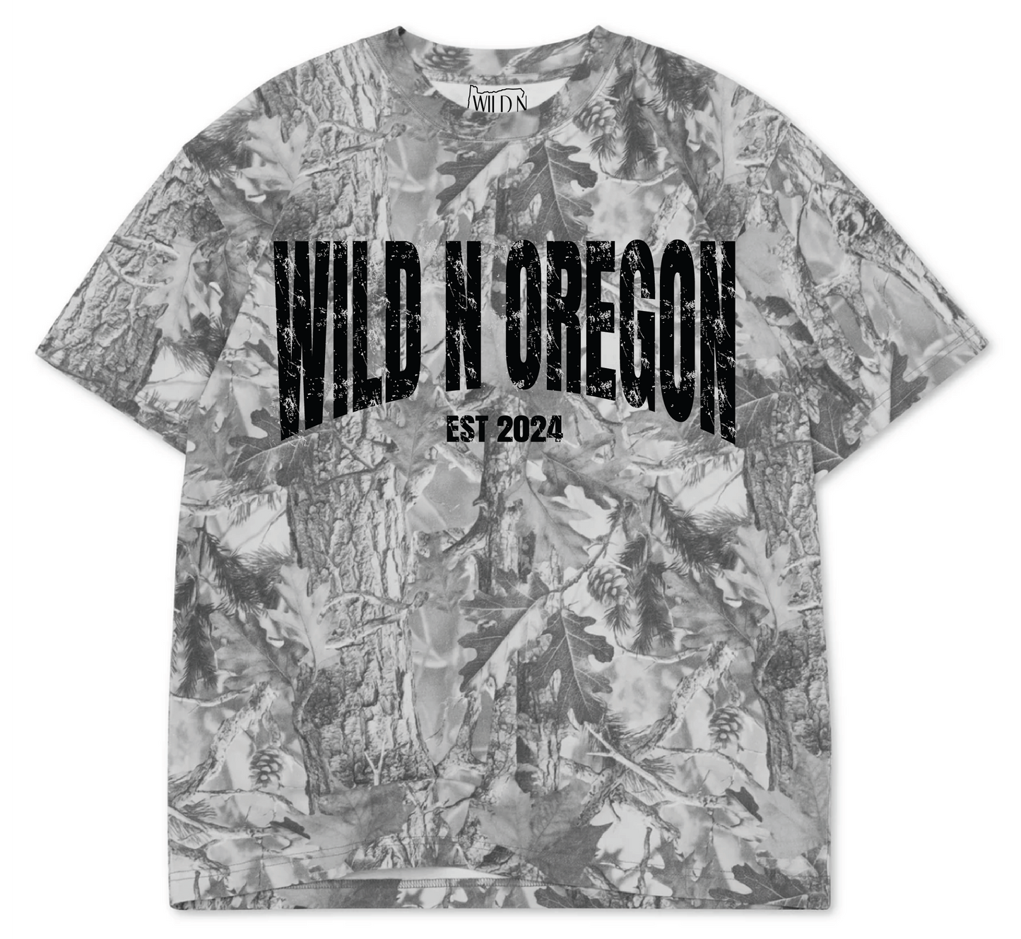 Grey Camo Tee ( available in person)